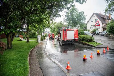 Korb/ Waiblingen: Volgelaufene Keller sorgen fuer Feuerwehreinsaetze
